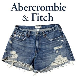 Abercrombie Curve Love Denim Shorts